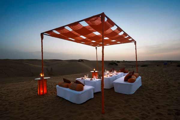 Dining On The Dunes Jaisalmer